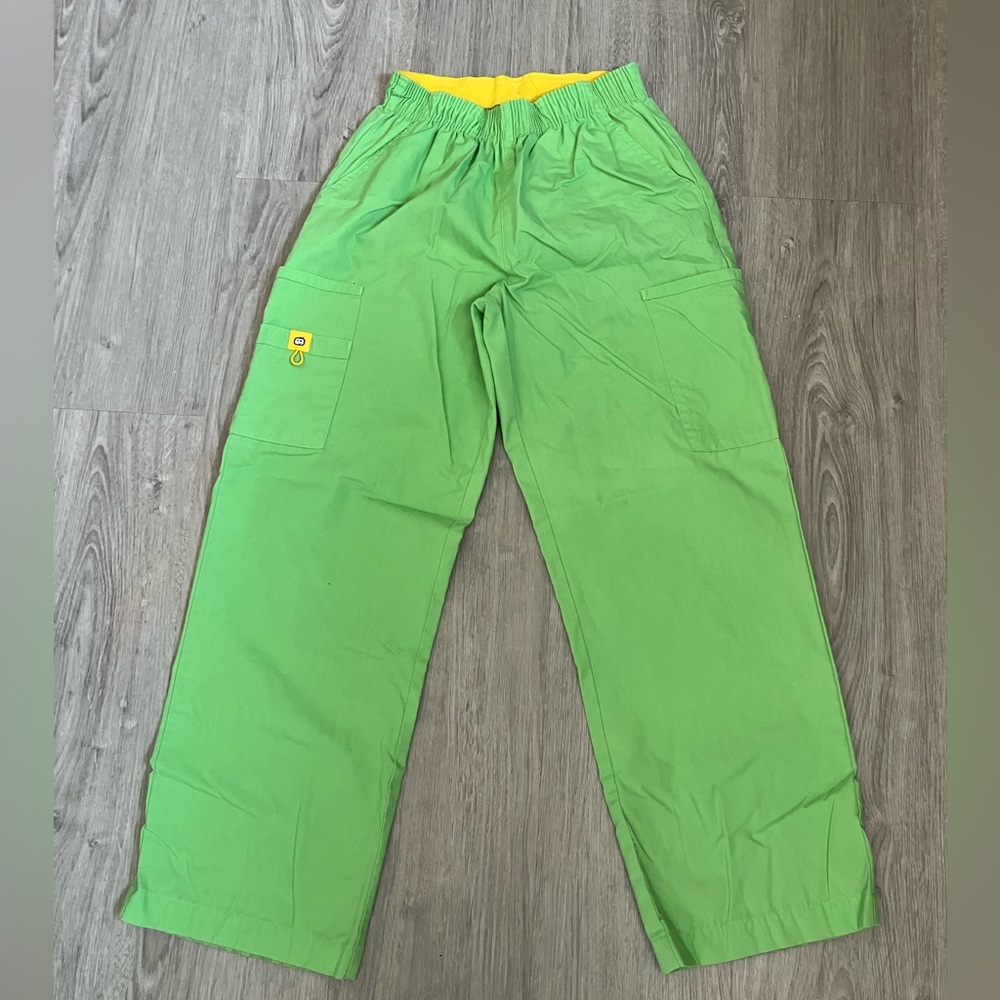 2/$20 Lime green scrub pants